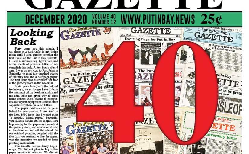 December 2020 Gazette - Vice Commander Ahoy!